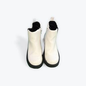 Kids White Boots
